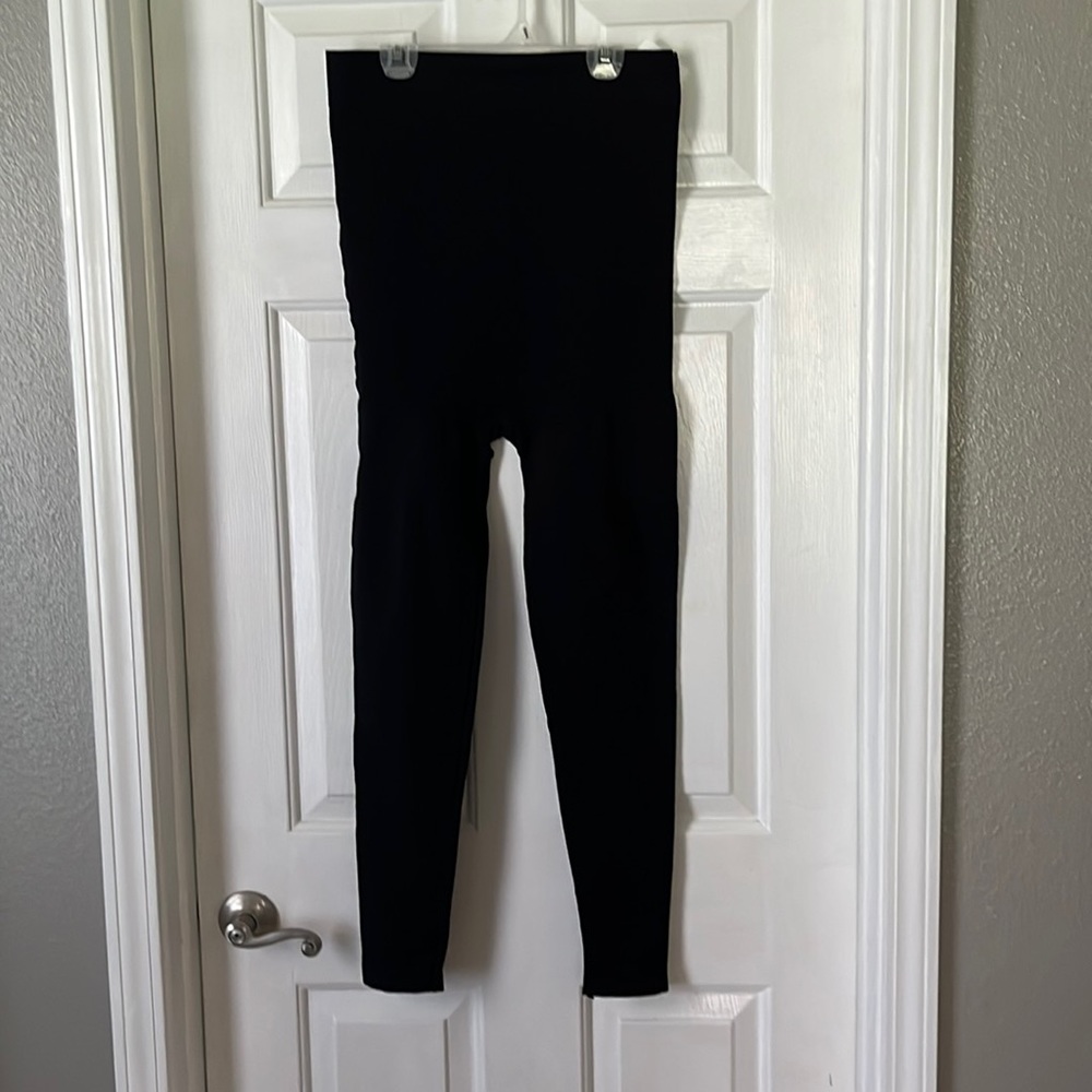 Maternity black stretch leggings